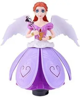 NKZ Dancing Fairy Princes Angel Girl Robot with Lights and Music  (Pink)