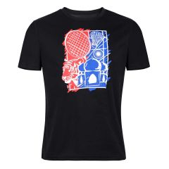 Yonex Mens Round Neck T-Shirt (2923-Jet Black)